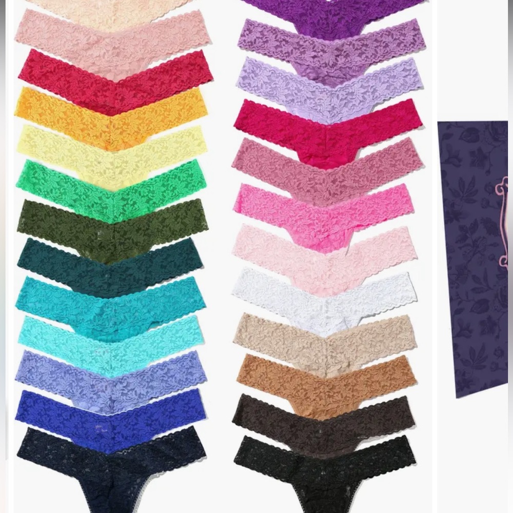 Hanky Panky Assorted 23-Pack Low Rise Original Lace